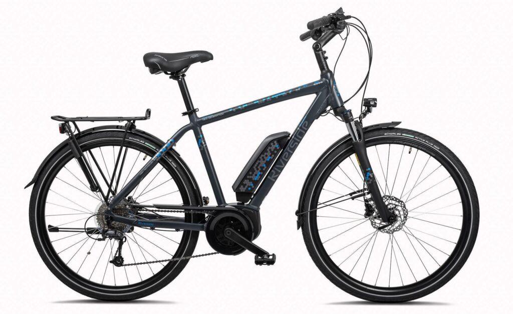 E-BIKE 28 ZOLL TREKKINGRAD RIVERSIDE 500 PERF LINE HERREN 400 WH ANTHRAZIT/BLAU
