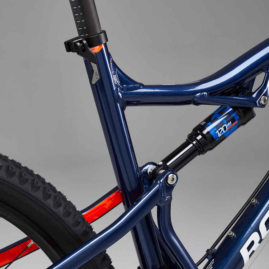 Mountainbike Rockrider ST 540 S im Test Hinterrad Federung